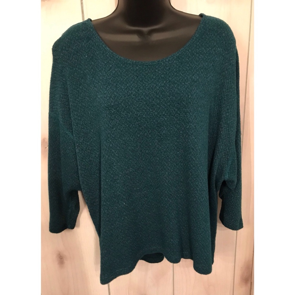 Teal sweater